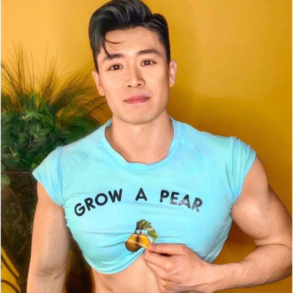 JJ Malibu Mint Short Sleeve Crop Top (S)